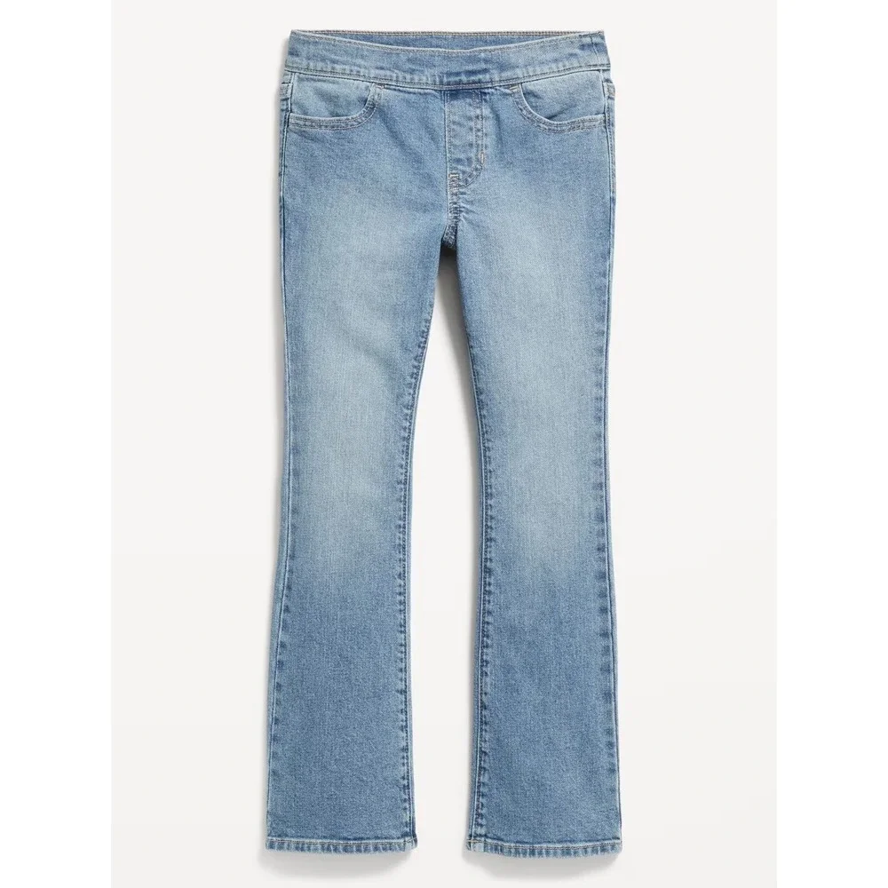 Old‎ Navy Girls Wow Boot-Cut Built-In Tough Pull-On Jeans - Large - #507727